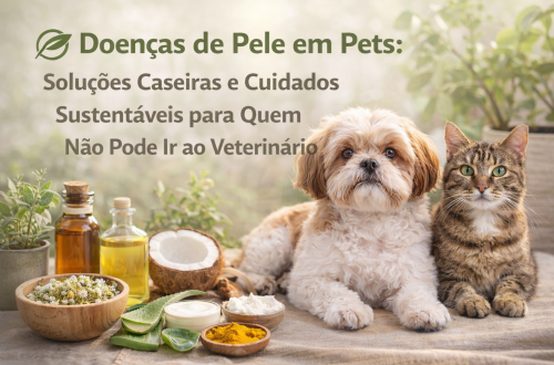 Doenças de Pele em Pets: Soluções Caseiras e Cuidados Sustentáveis para Quem Não Pode Ir ao Veterinário